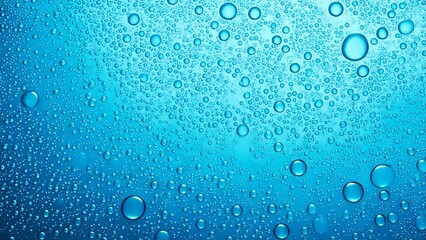 透明な炭酸風の背景素材テクスチャ 水色 16:9 動画 サイズ対応 チラシ パンフレット WEB広告バナー AI生成素材