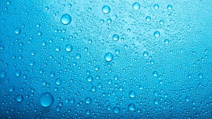 透明な炭酸風の背景素材テクスチャ 水色 16:9 動画 サイズ対応 チラシ パンフレット WEB広告バナー AI生成素材