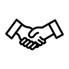 Hired Vector Line Icon Design