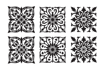 Intricate Black and White Patterns