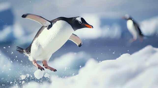 Penguin Jumping」の写真素材 | 11,227件の無料イラスト画像 | Adobe Stock