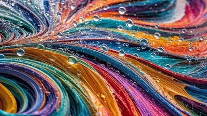A mesmerizing closeup of intricate swirls