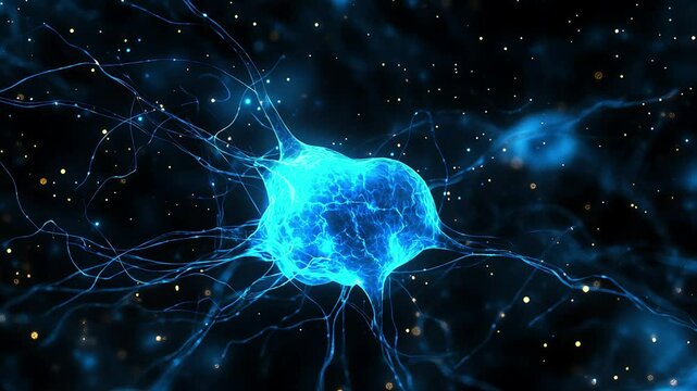 neuron cell highly activated