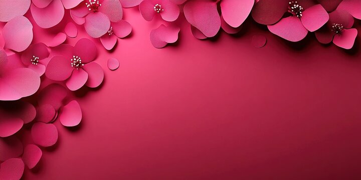 Minimalist Valentine's day background with text space for banners, posters or valentine's day greeting cards. Valentine's day celebration graphic resources