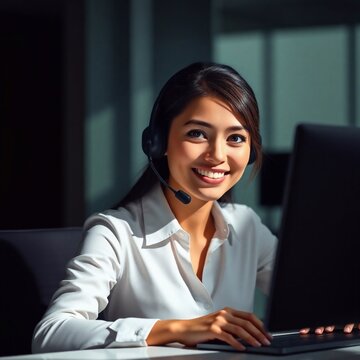 Woman working in office