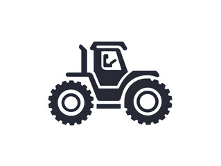 Isolated Tractor Icon