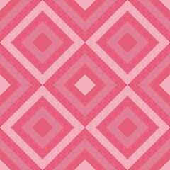 Seamless diamond pattern background in pink.