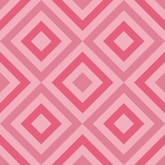 Seamless diamond pattern background in pink.