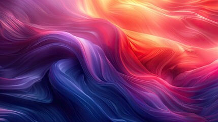 Fototapeta premium Vibrant Abstract Art Colorful Swirls Wallpaper