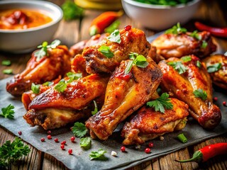 Deliciously Crispy Baked Chicken Wings - Gourmet Appetizer