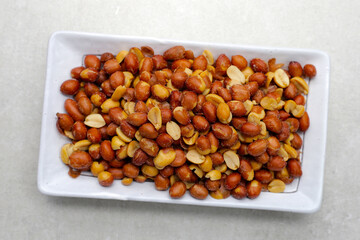 Red skin peanuts roasted salted, peanut snacks