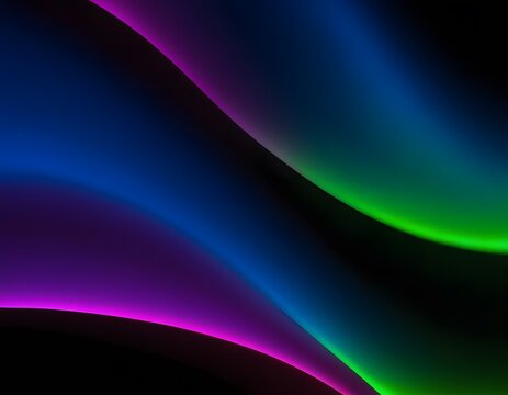 Vivid Neon Gradient with Electric Blue Magenta, and Lime Green Glow Abstract Background