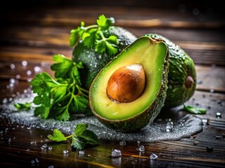 Sliced Avocado Artful Still Life