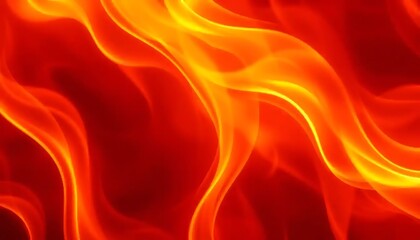 Abstract fiery orange and red flames background image