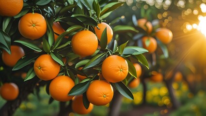 Farm fresh oranges.