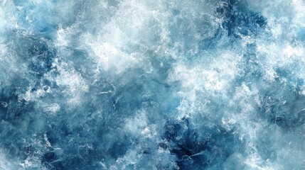 Fototapeta premium Soft Textures of Ice in a Chilly Winter Morning