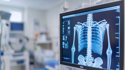 Clinic with advanced diagnostic tools like DEXA for bone health assessments