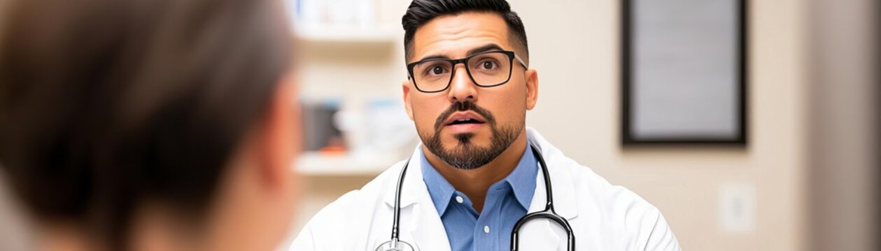 Doctor consulting with a patient about the risks and benefits of methotrexate
