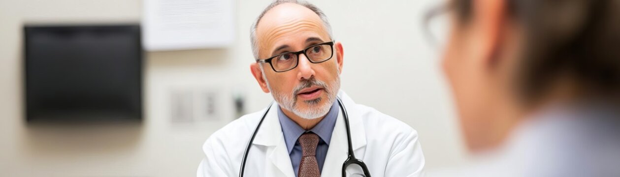 Doctor consulting with a patient about the risks and benefits of methotrexate