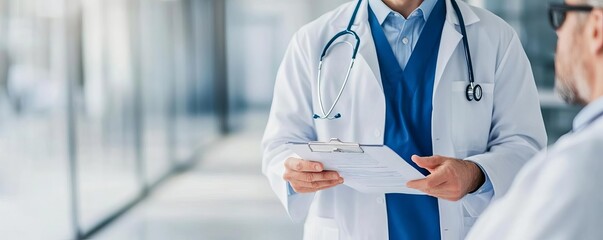 Doctor reviewing lab results with a patient, highlighting a collaborative care plan
