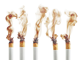 Isolated Cigarettes Smoking