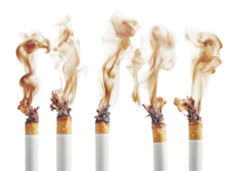 Isolated Cigarettes Smoking