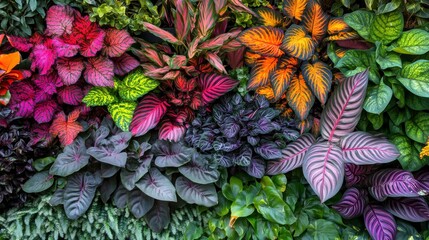 Obraz premium Vibrant Garden with Rich Textures in Natural Lighting