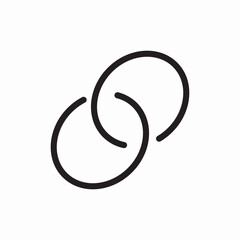 Link chain connection icon vector sign