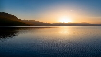Obraz premium Gentle Ripples Lakeside Background
