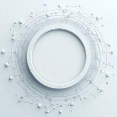 Abstract Design Concept Minimalist Setting Graphic Art Creative Environment Top View Modern Aesthetic