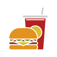 a illustration of burger