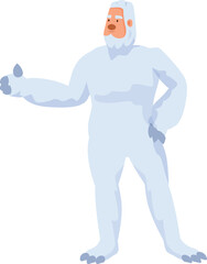 Friendly mythical creature gesturing approval with thumb up, showing positivity and acceptance