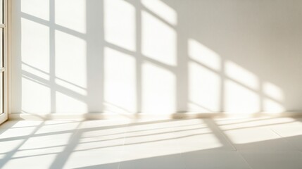 Obraz premium Bright Patterns in a Yoga Studio with High Contrast Light