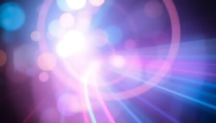 Abstract Colorful Lights Bokeh Background