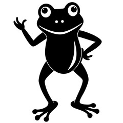 green frog cartoon