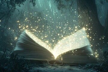 Enchanting Fantasy World Unveiled in Open Book