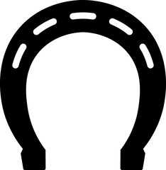 Horse Shoe Glyph Icon