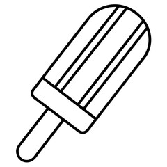 Elegant Popsicle Line Illustrations