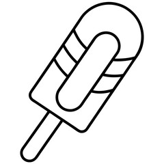 Elegant Popsicle Line Illustrations