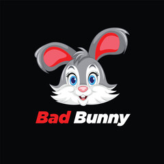 Bad Bunny Illustration, Art Best for Street Wear T Shirt Print Template Industry Idea