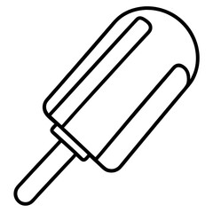 Elegant Popsicle Line Illustrations