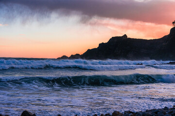 Amanecer en la playa