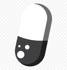 icon capsules. Medicine drugs pills capsule black icon vector illustration. eps 10.