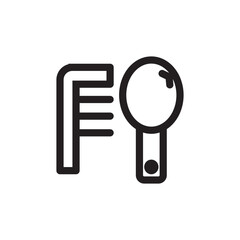 vector magnifying icon