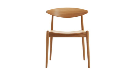 Modern Wooden Dining Chair Scandinavian Design Simple Elegant