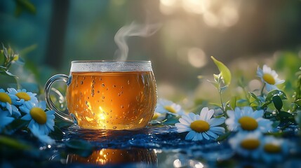 cup of tea with lemon