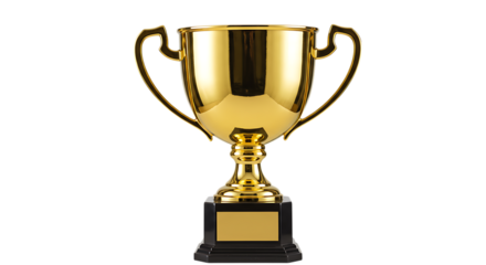 Gold Trophy Award Winning Champion Prize
