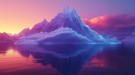 sunrise over the mountains