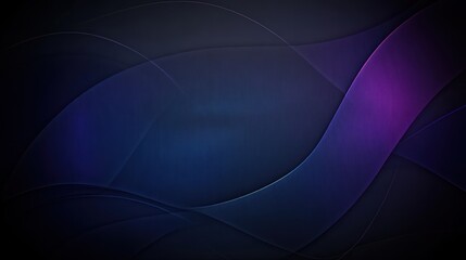 Abstract dark blue and purple wavy background.