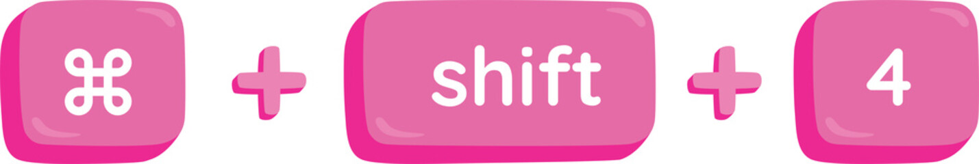 command + shift +4